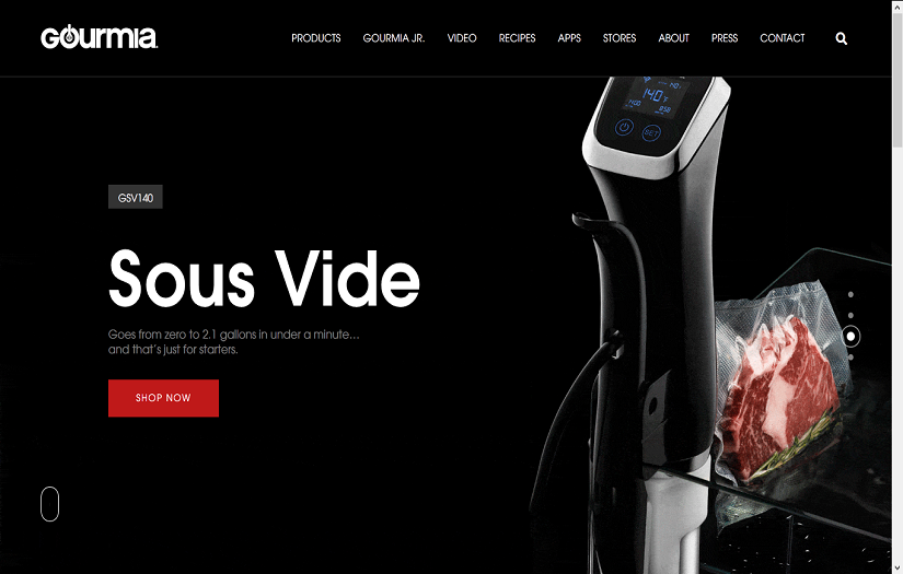 Gourmia - Engineering Cooking Tools for a Healthy Lifestyle screenshot 1